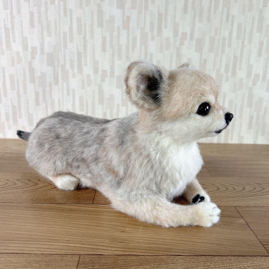 モカミカチカlove(’-’*)チワワ 様　オーダー専用　羊毛フェルト　犬