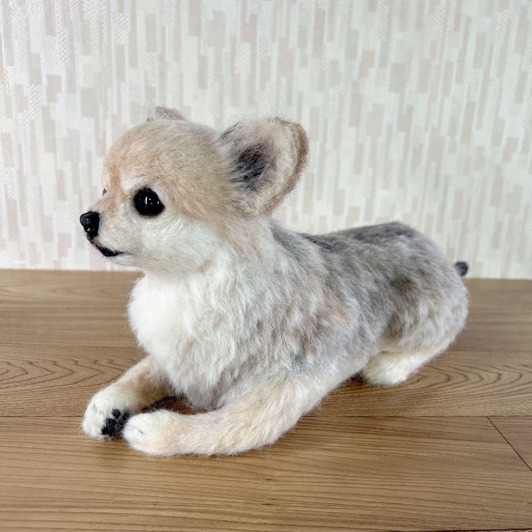 モカミカチカlove(’-’*)チワワ 様　オーダー専用　羊毛フェルト　犬