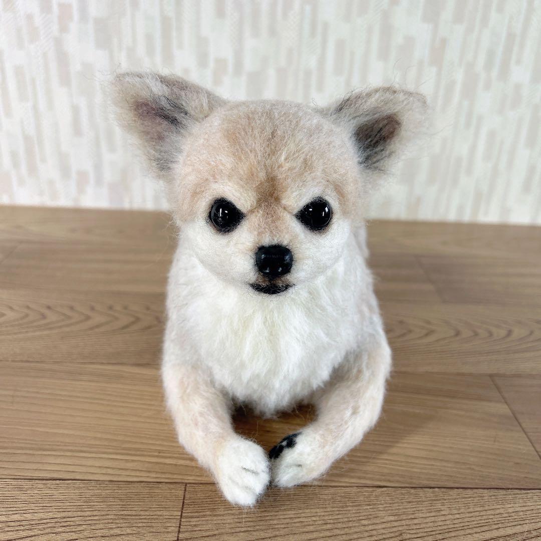 モカミカチカlove(’-’*)チワワ 様　オーダー専用　羊毛フェルト　犬
