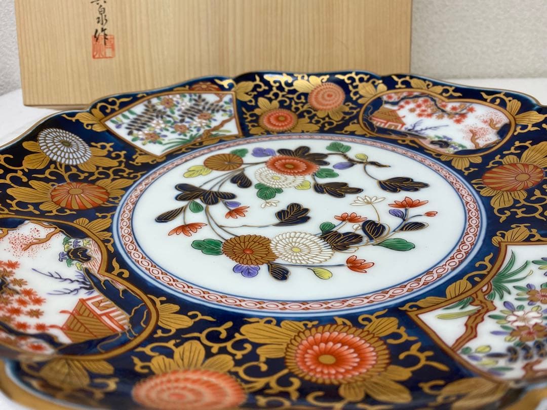 3-2437 琳派古伊万里盛皿（小）　其泉作