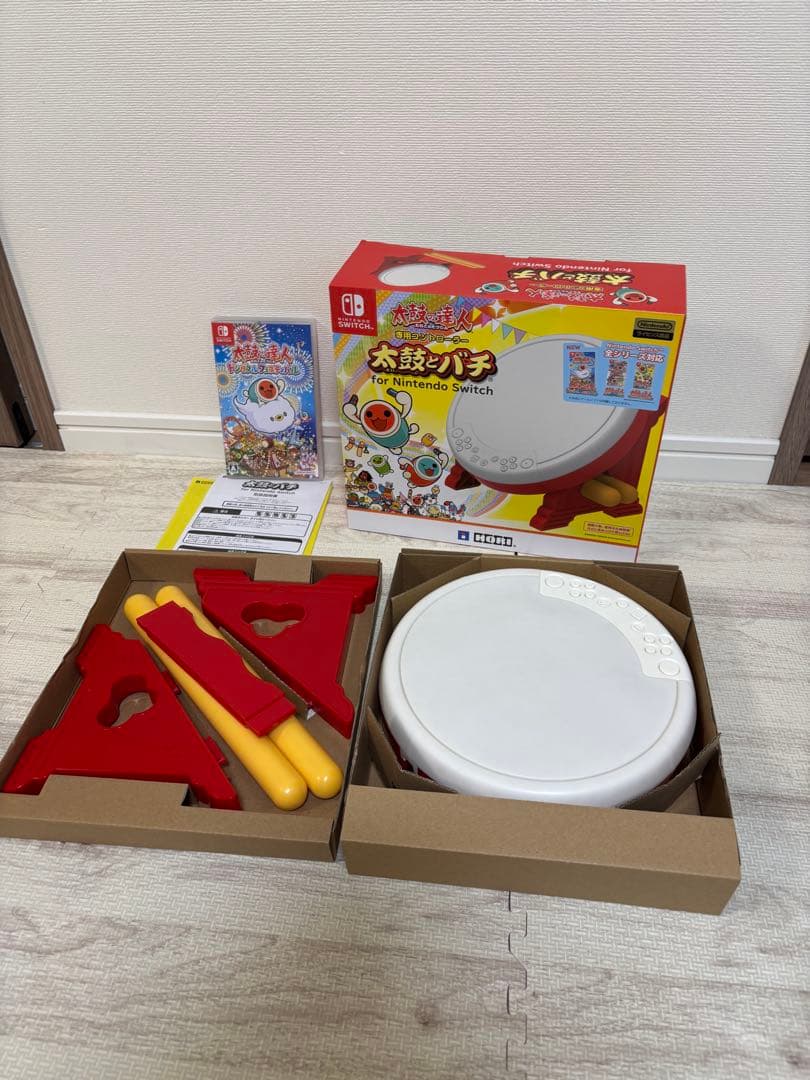 Switch用太鼓の達人 ドンダフルフェスティバル + 太鼓とバチセット