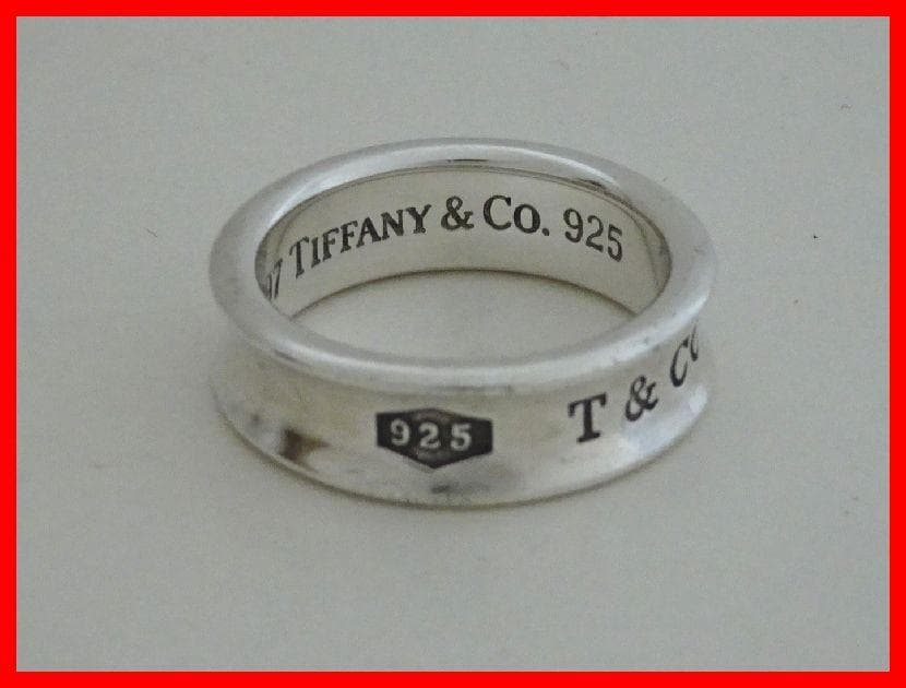 Tiffany&Co　1837 ナローリング　17号　925　中古　Mイ-300