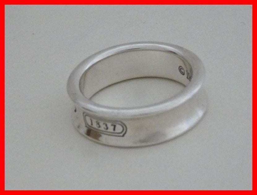 Tiffany&Co　1837 ナローリング　17号　925　中古　Mイ-300