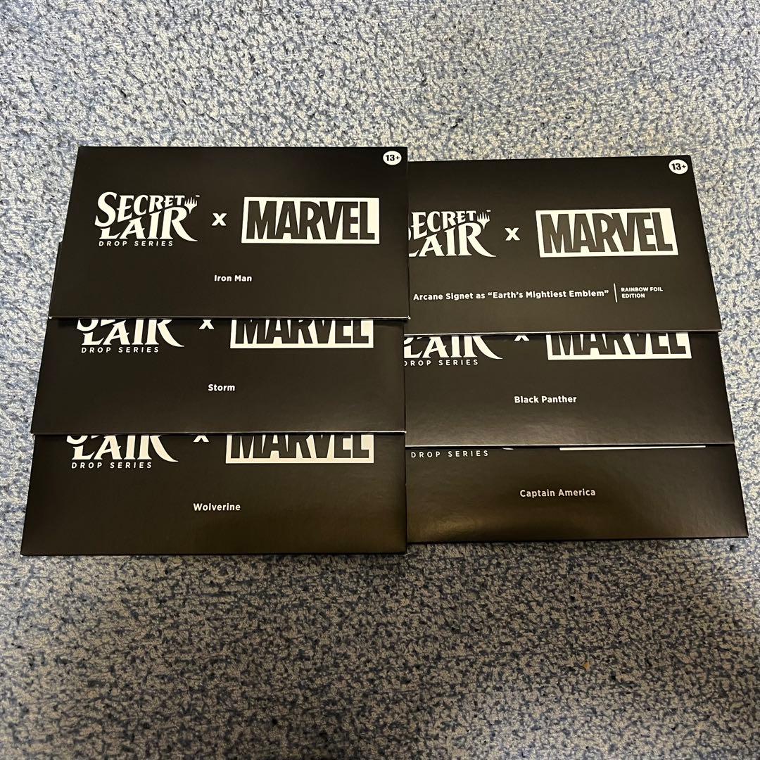 Secret Lair x Marvel コンプリートセット特典秘儀の印鑑つき