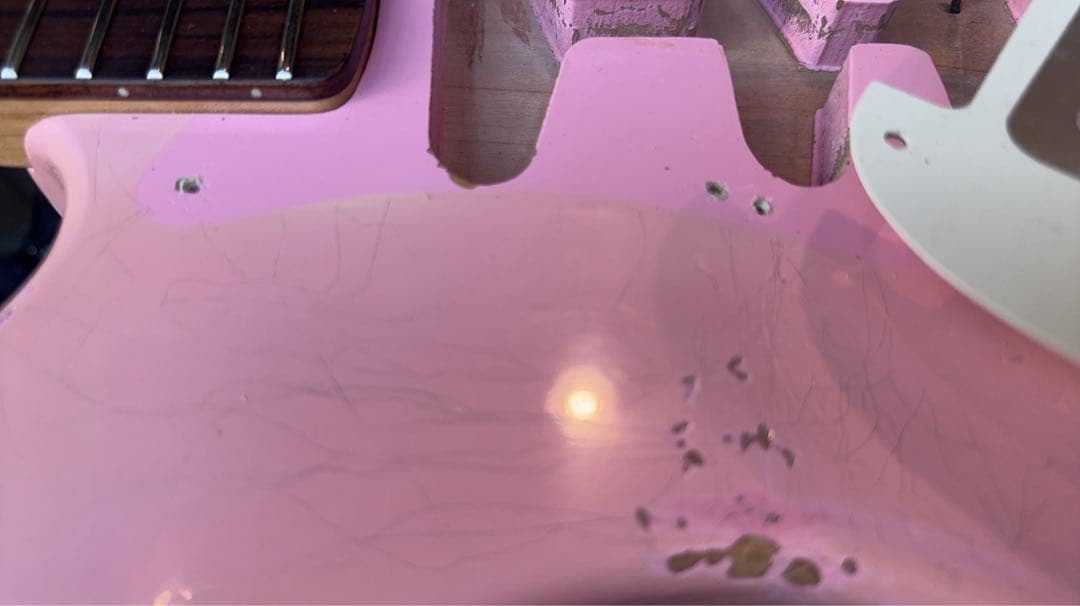 ピンク ストラトキャスター char仕様レリック
