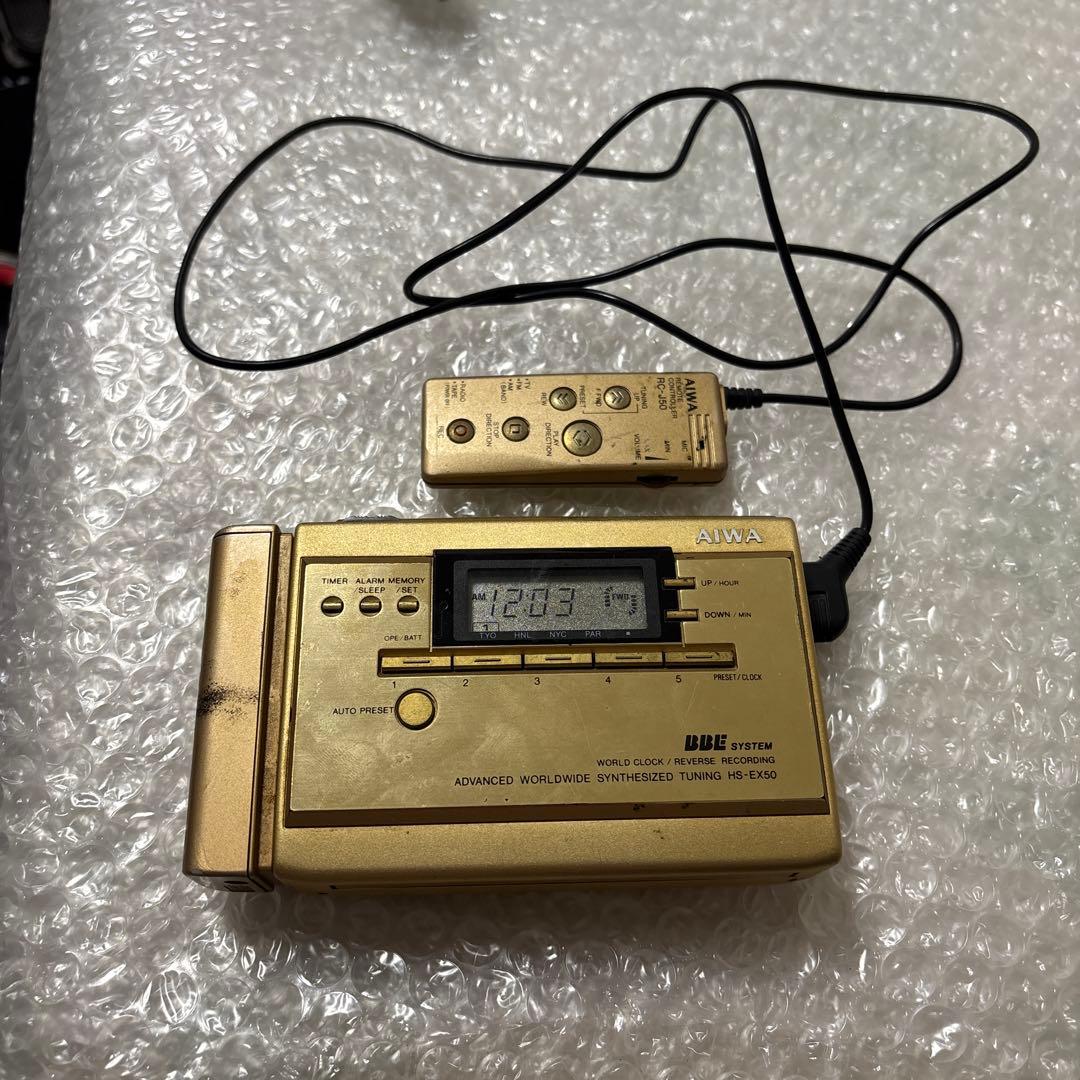 AIWA 日本製ステレオラジオ カセットボーイ HS-EX50 入手困难品