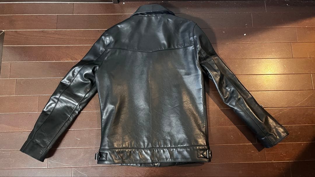 革ジャン　Liugoo Leathers 本革 シングルライダースジャケット