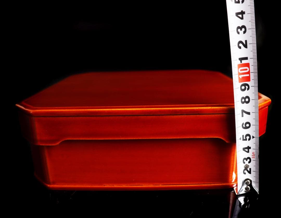 飛騨春慶塗 大徳寺 十客 縁高 共箱 茶道具 茶懐石道具弁当箱 共箱 会席