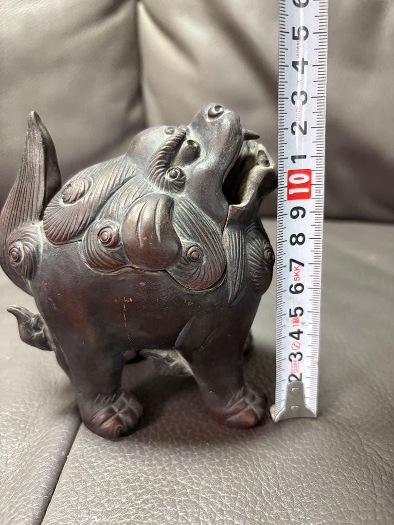 獅子　香炉　置物