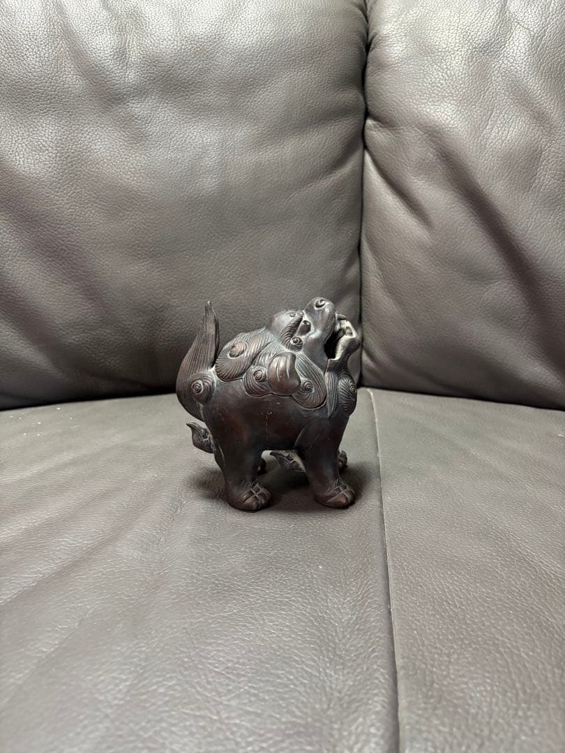 獅子　香炉　置物