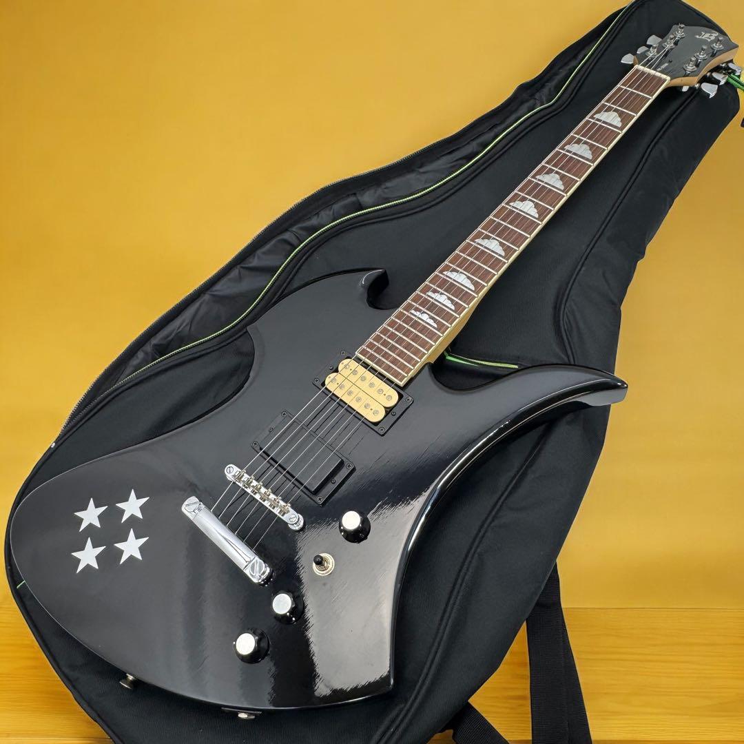 Bロゴ　BARCLAY バークレー モッキンバード エレキギター ブラック