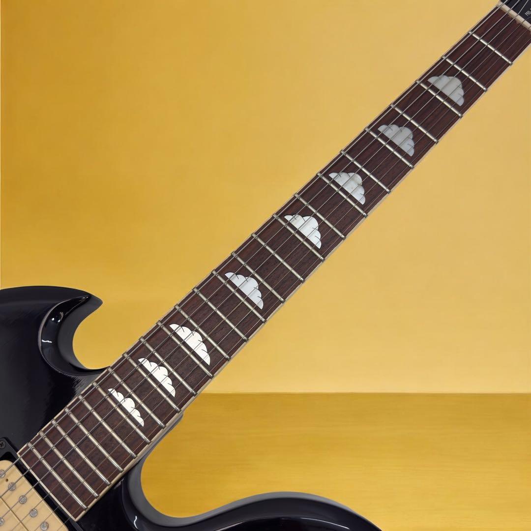 Bロゴ　BARCLAY バークレー モッキンバード エレキギター ブラック