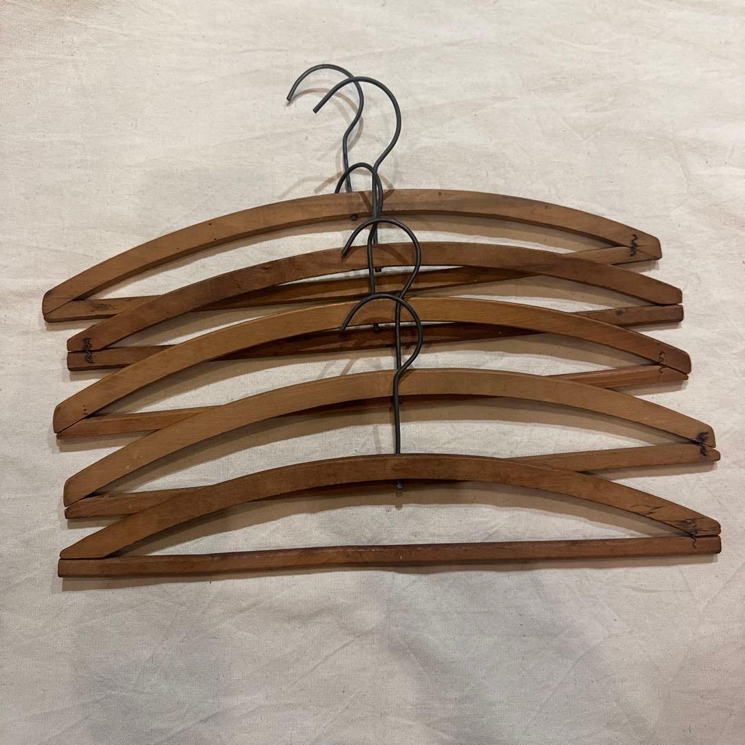 40s VINTAGE HAWAII HANGER ハンガー 文字 セット