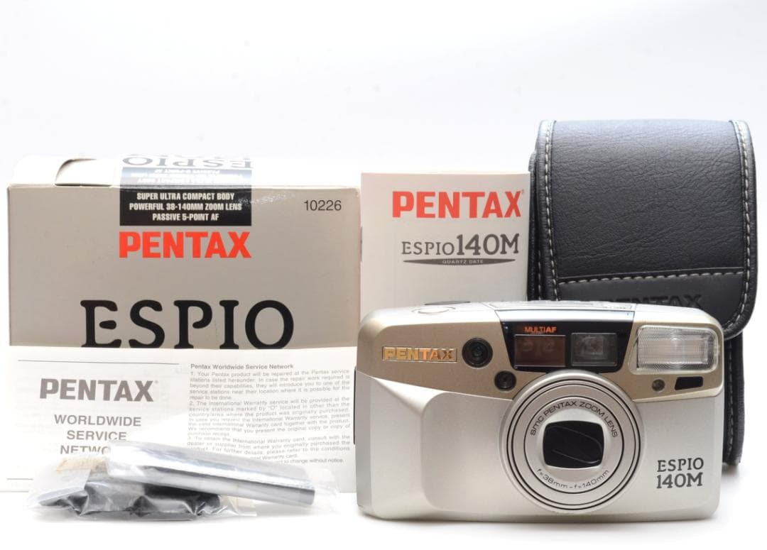 PENTAX ESPIO 140M フイルムカメラ ケース、箱付
