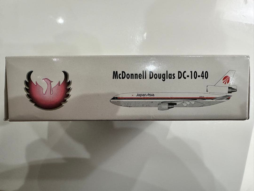 日本アジア航空DC-10-40ダイキャストモデル1/400