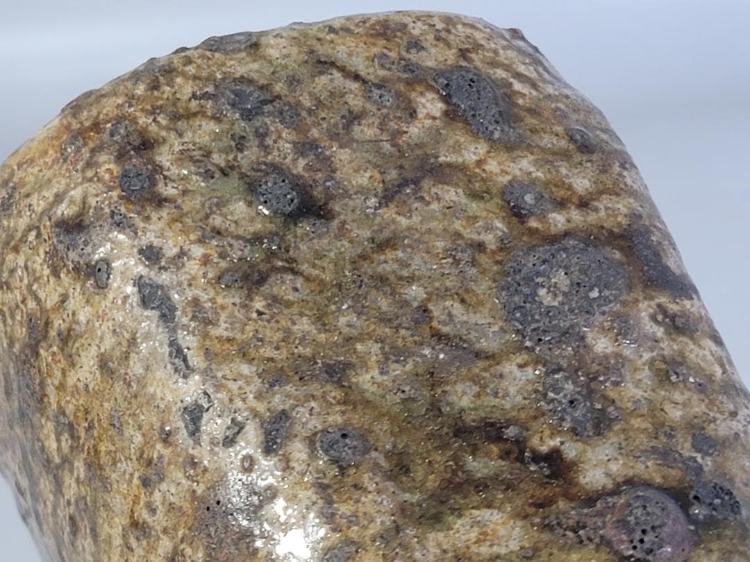 古美術 古信楽 杵形 花生 茶道具