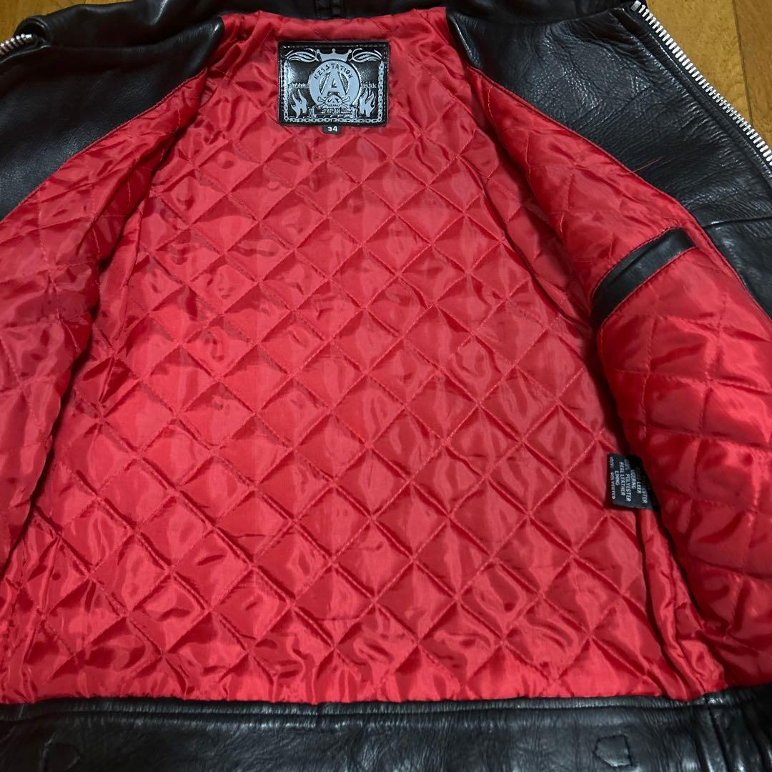 KEYstationレザーライダース666パンクシドモデル34raleigh