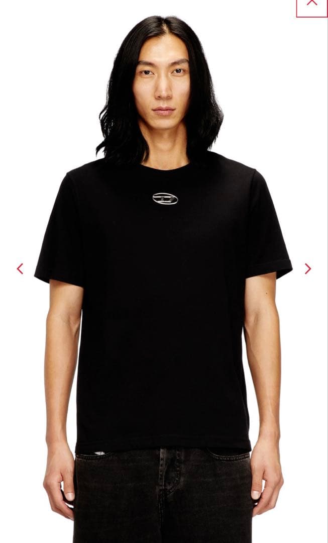 サイズS ディーゼル　DIESEL T-shirt with llic