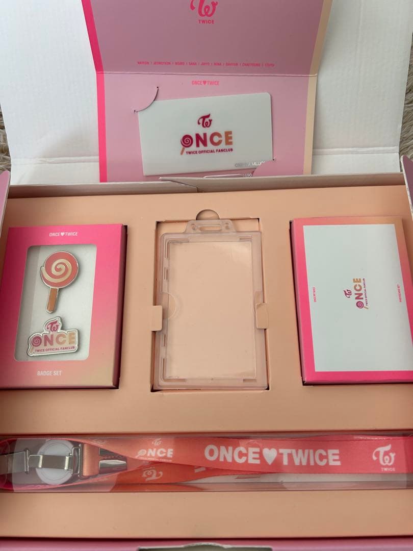 TWICE ONCE 1期 入会特典 グッズ 韓国FC