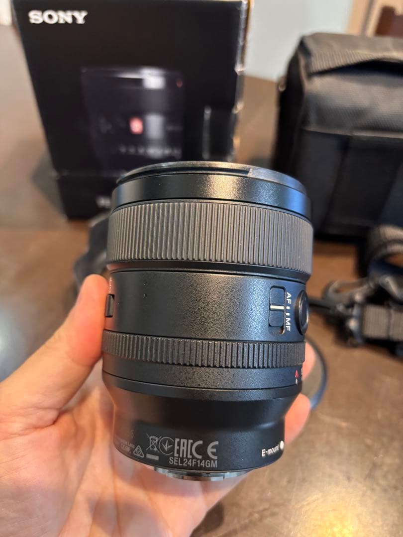 Sony FE 24mm F1.4 GMレンズ