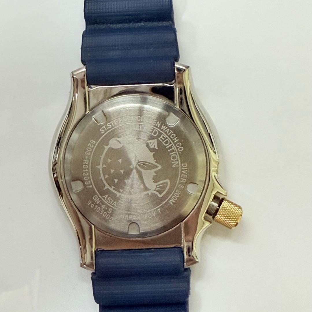 てつCITIZE巻き 限定 ダイバー 防水 ウレタン NY0096-12L