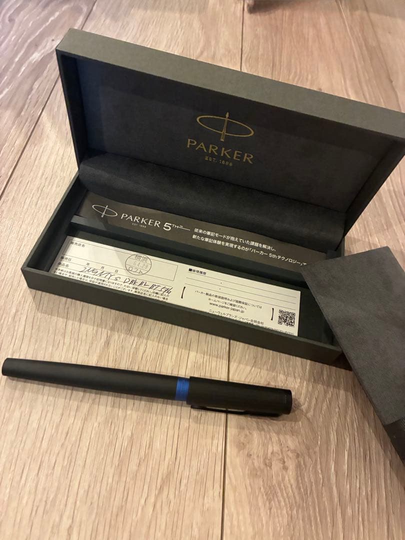 か*送様 パーカーインジェニュイティスリム ディープブラックブルーBT 5th