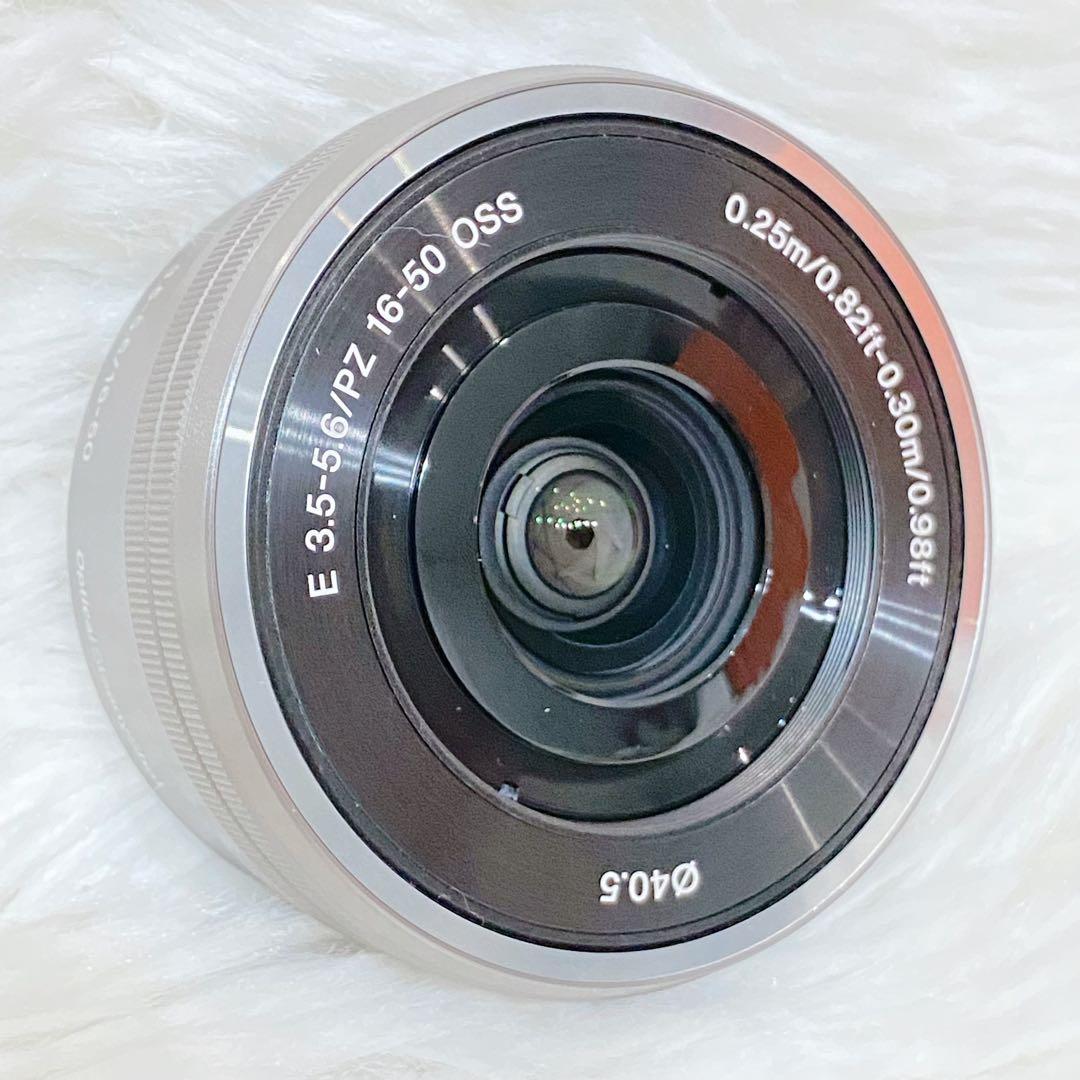 【美品】SONY α5100 ミラーレス一眼 シルバー 16-50mm 付属品有