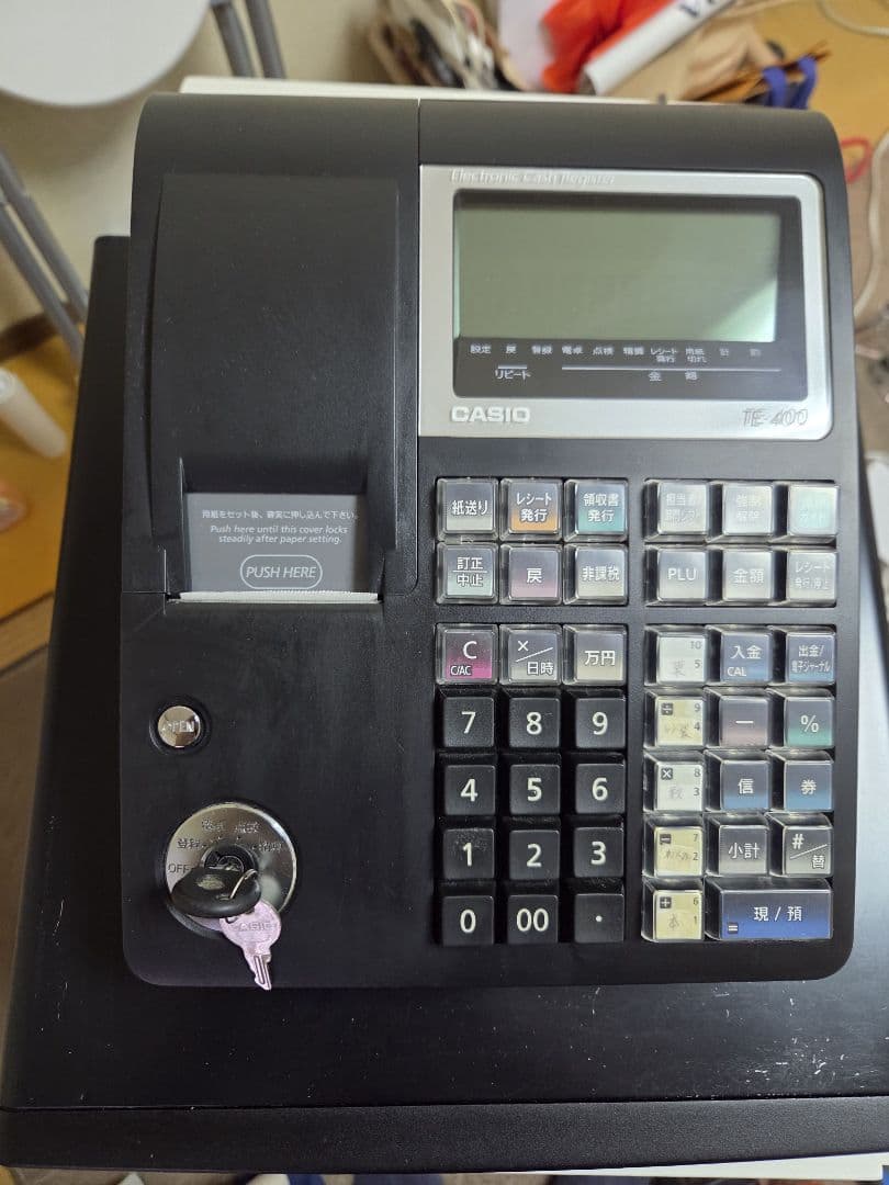 17789 カシオ レジスター TE-400 ブラック
