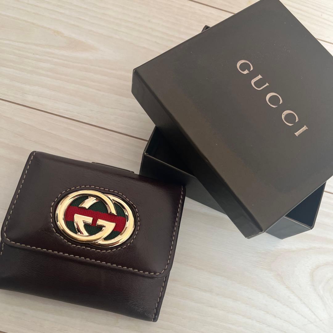 GUCCI ２つ折り財布　コンパクトウォレット