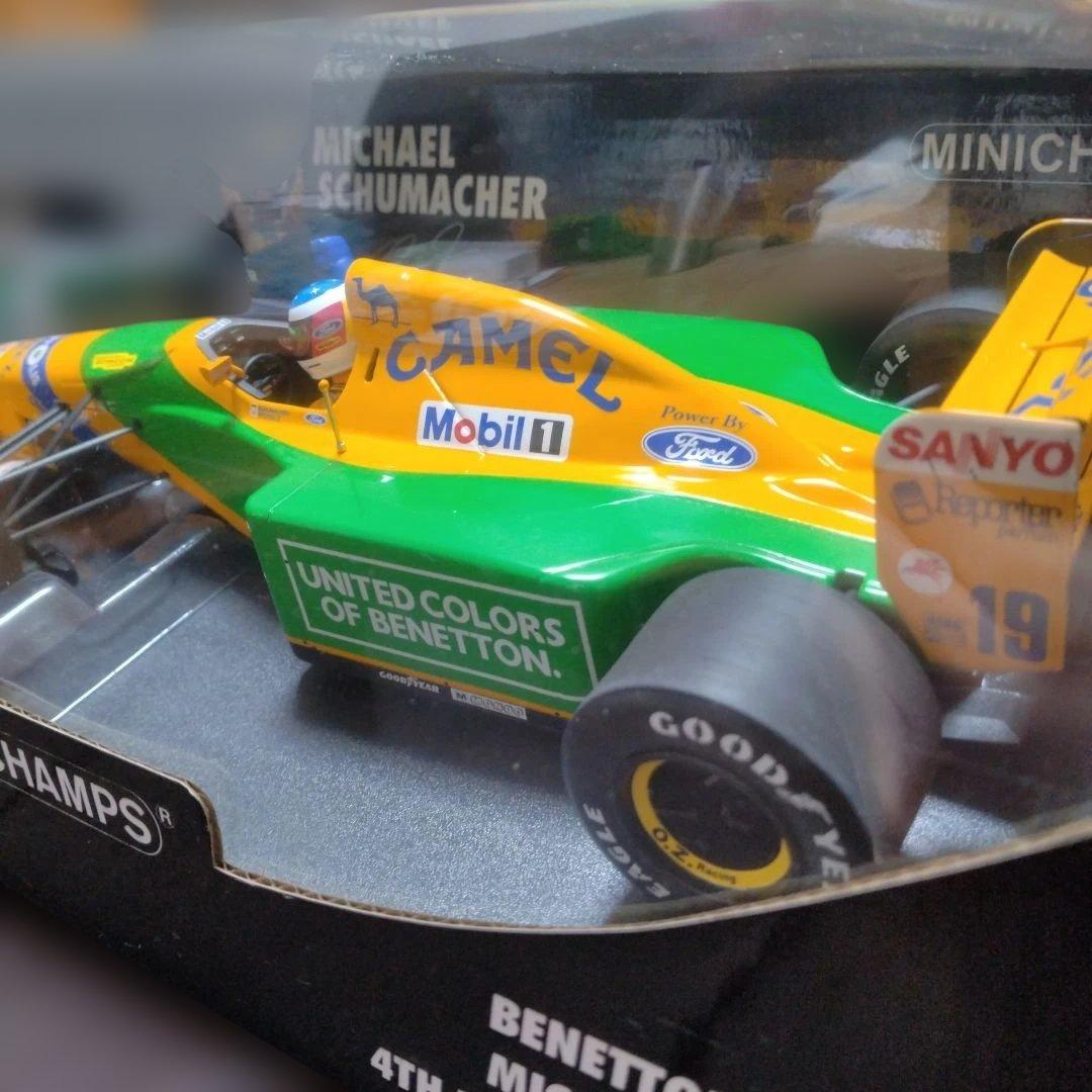 1/18 ベネトン B192 シューマッハ モナコ 1992 キャメル