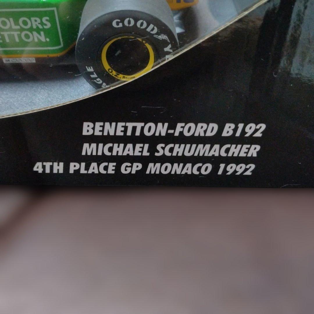 1/18 ベネトン B192 シューマッハ モナコ 1992 キャメル