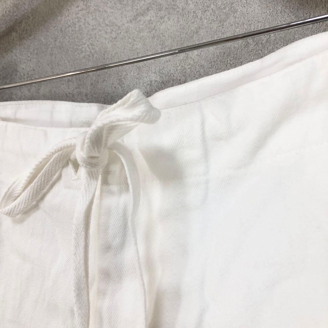 Y's ワイズ 2018AW ワイドパンツ 白 ホワイト