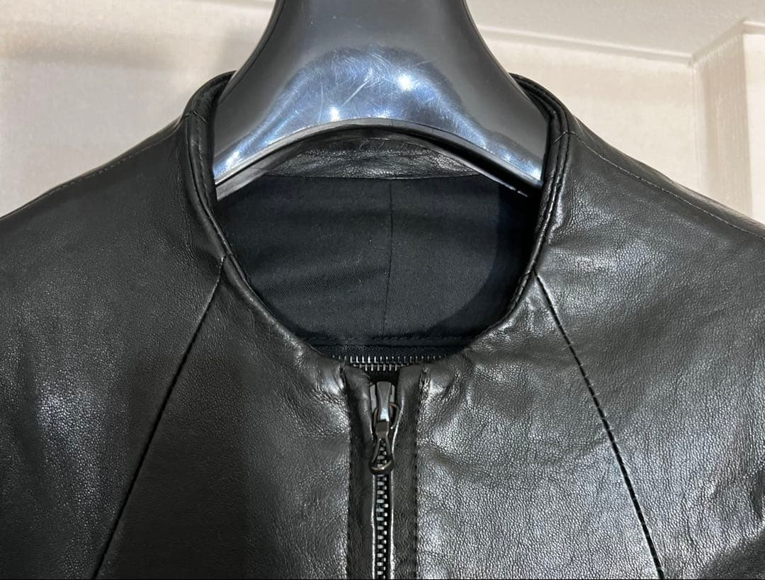 【特価】ESTNATION ダブルジップ シングルライダース ジャケット 48