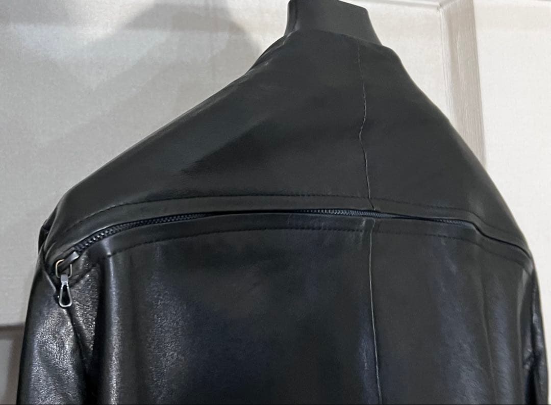 【特価】ESTNATION ダブルジップ シングルライダース ジャケット 48