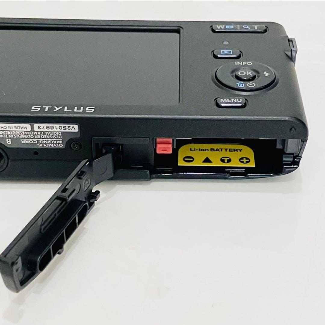 極美品 OLYMPUS STYLUS VGー180 ブラック 完品