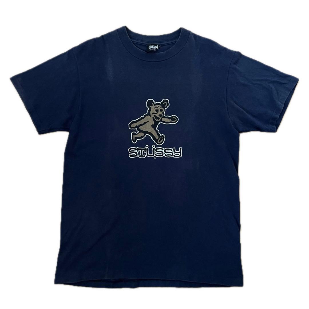 K*き様 stussy bear 黒タグ　tシャツ