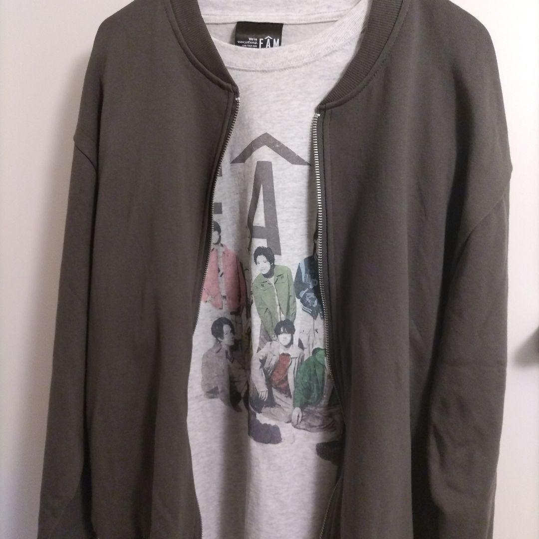 timelesz FAM ツアーグッズ　Tシャツ ジップアップカーディガン