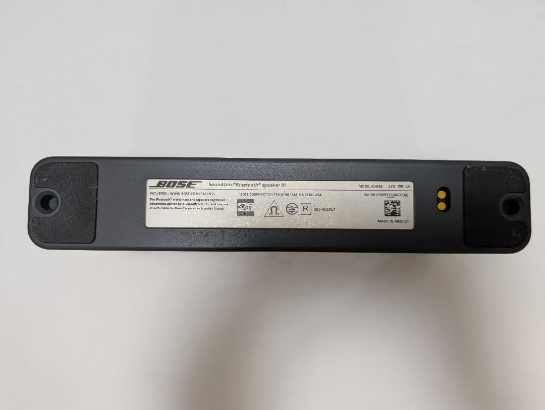 【バッテリー故障】Bose Bluetooth Speaker III