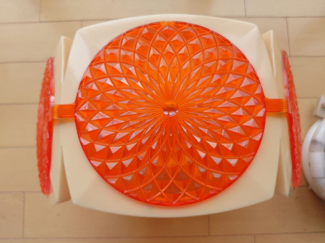 松下電工 ナショナル レトロ ポップ 昭和レトロ オレンジ 蛍光灯 照明器具