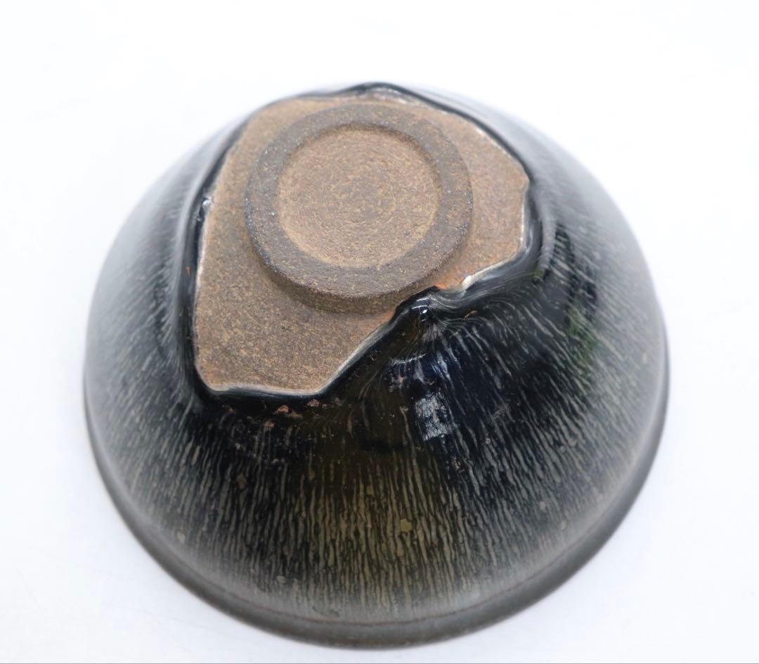 中国　建窯　銀豪茶碗　送料込み250731