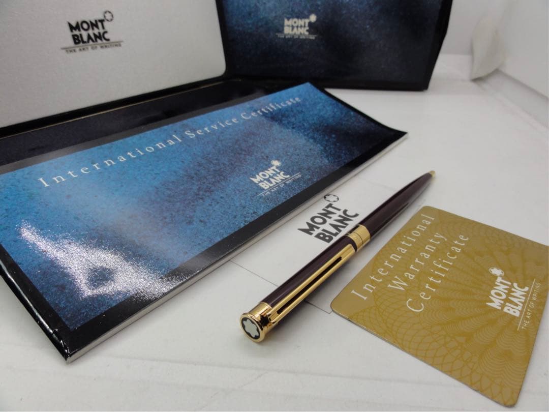 ★入手困難な非常に稀少初期型逸品ノブレスエレガンス・ボルドーカラー★モンブラン製