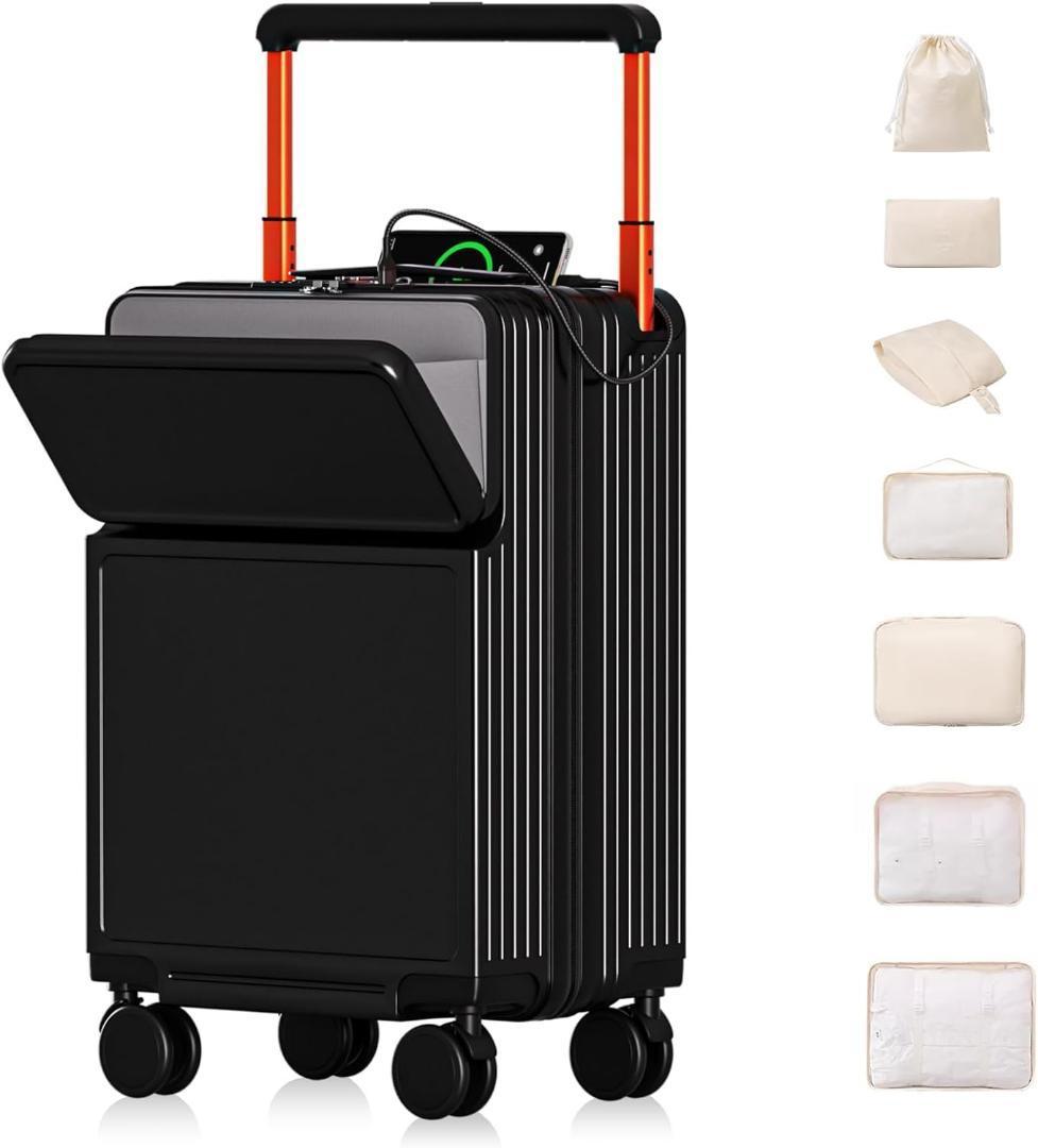 ラスト1点✨ スーツケース XL 大型 フロントオープン キャリーケース 大容量