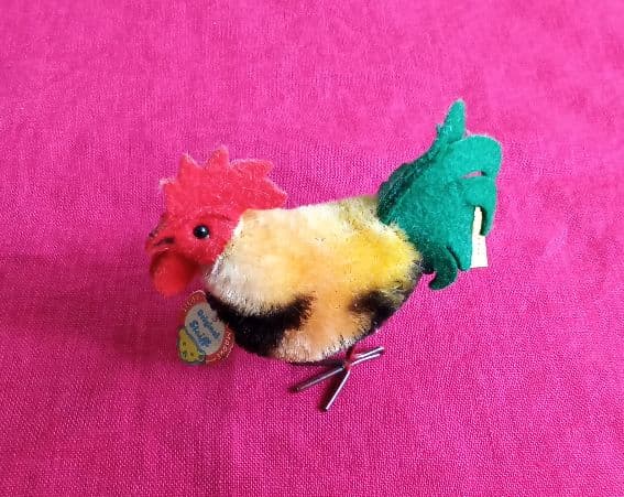 SteiffシュタイフRooster Henビンテージ※鶏おんどりめんどりペア