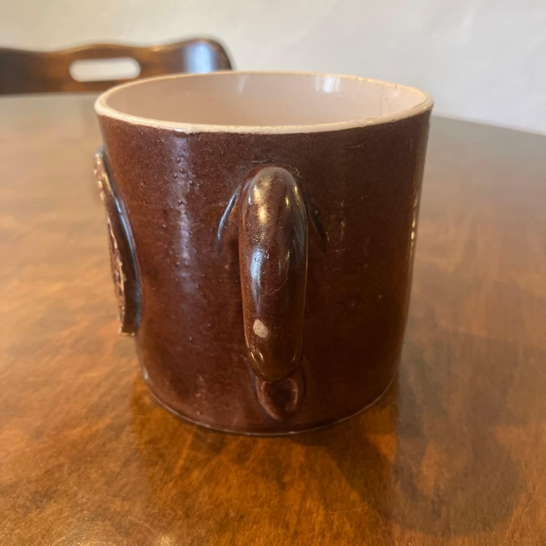 フランスアンティーク　キュノワール　マグカップ　スープカップ