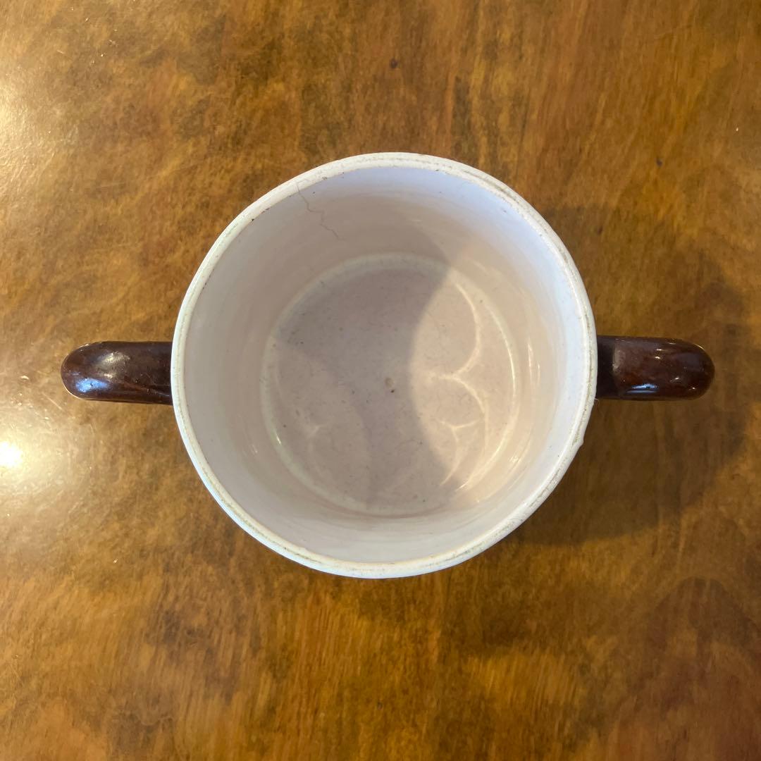 フランスアンティーク　キュノワール　マグカップ　スープカップ