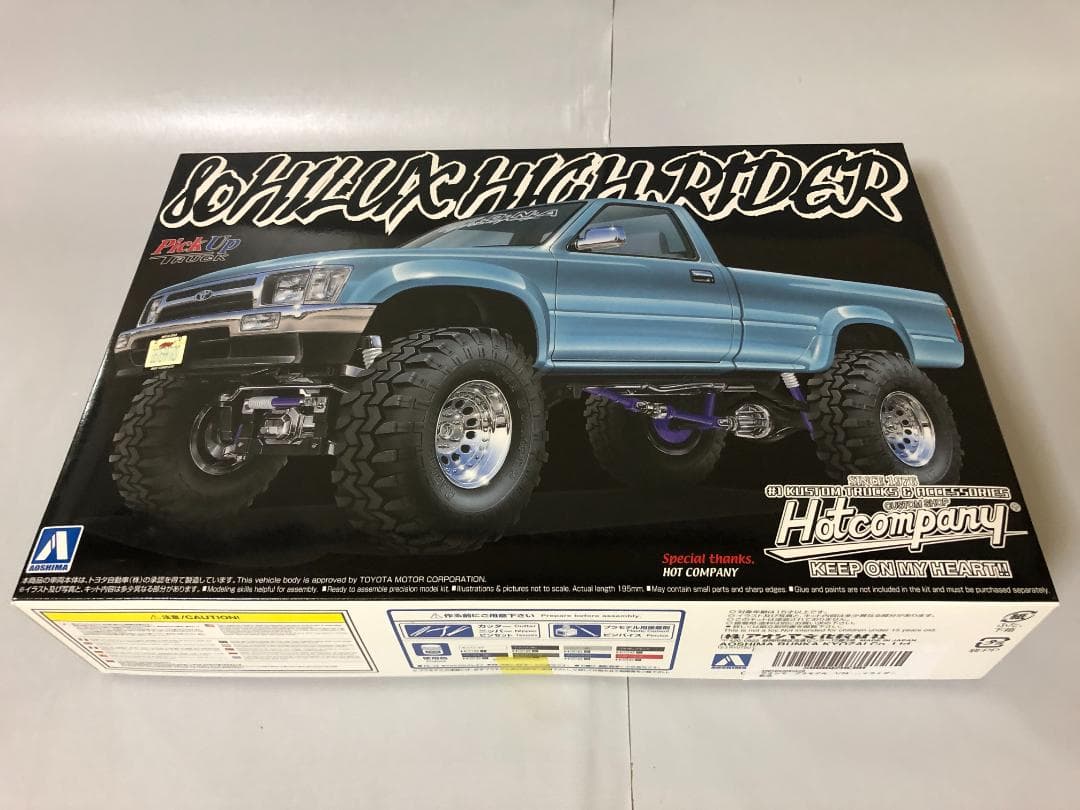 自動車 80 HILUX HIGH RIDER Pickup Truck AOSHIMA