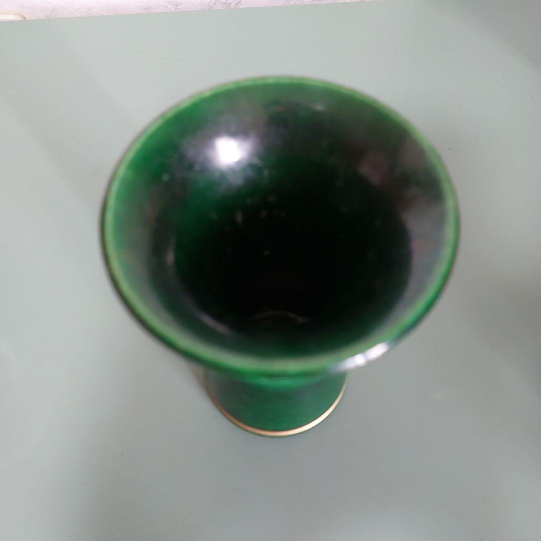 茶道具　三具足　三ツ具足　和楽造　青楽　利休忌　香炉　花立　燭台