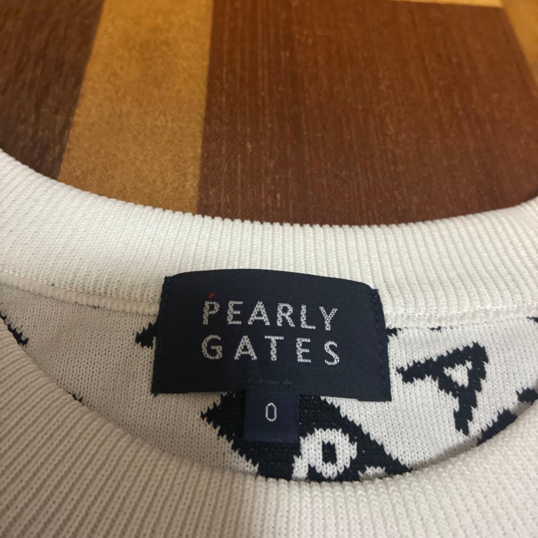 美品❗️PEARLY GATES ロゴセーター