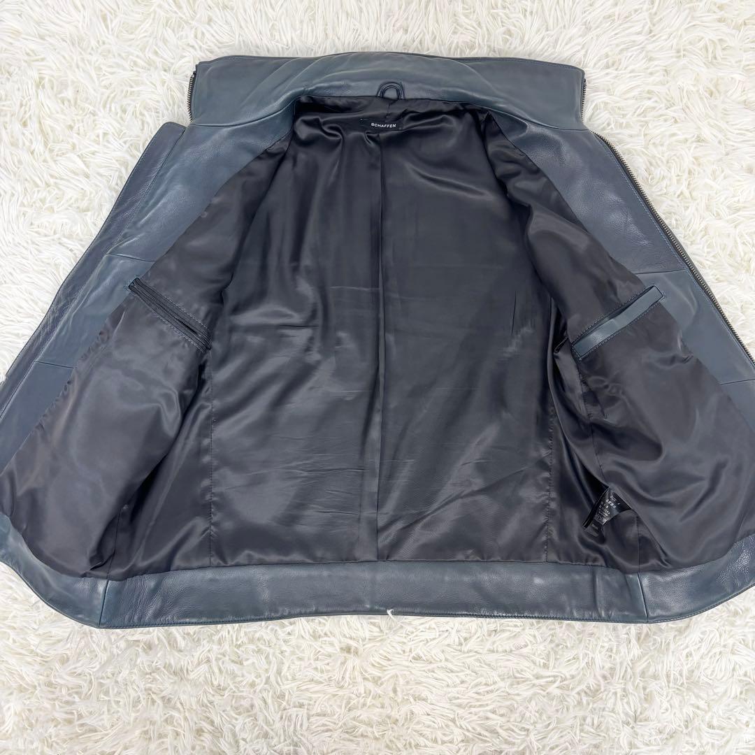 サイズXL！SCHAFFEN シャッフェン ラムレザー ライダースジャケット 4