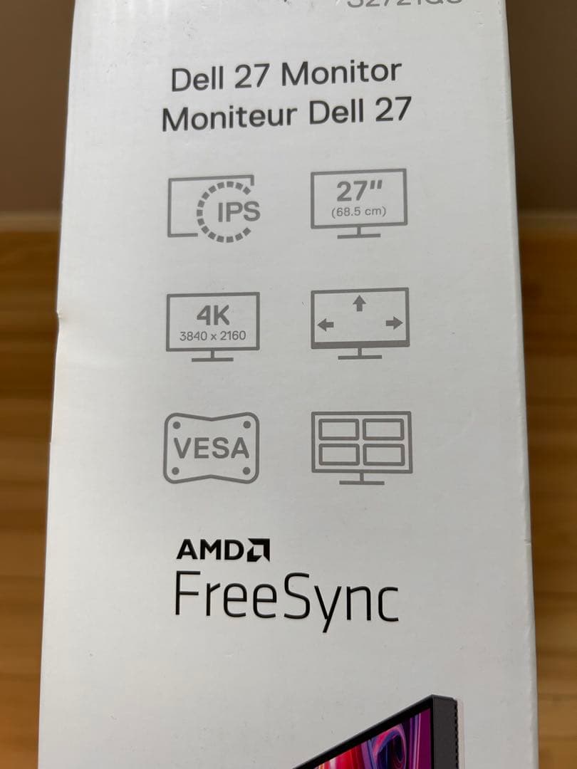 DELL S2721QS モニター　27インチ